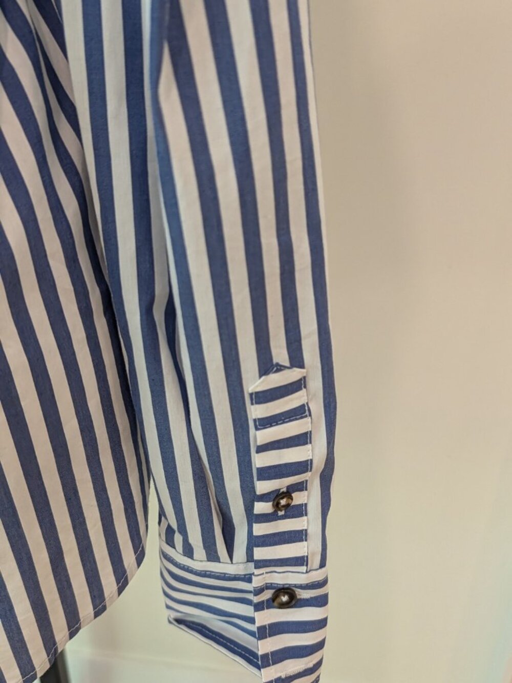 Veronica Beard Baylor Striped Ruched Corset Effect Button Down Blouse | Sz 2 - Picture 6 of 10
